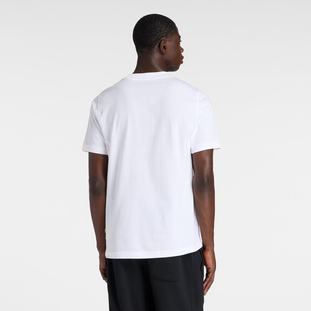 Pánske tričko New Balance MT61L3FMWT - biele