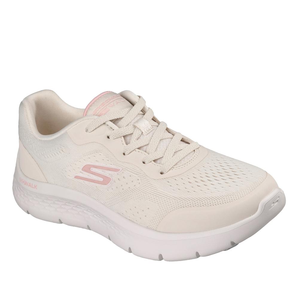 Dámske topánky Skechers Go Walk Flex Serenity 125526NTPK - béžové