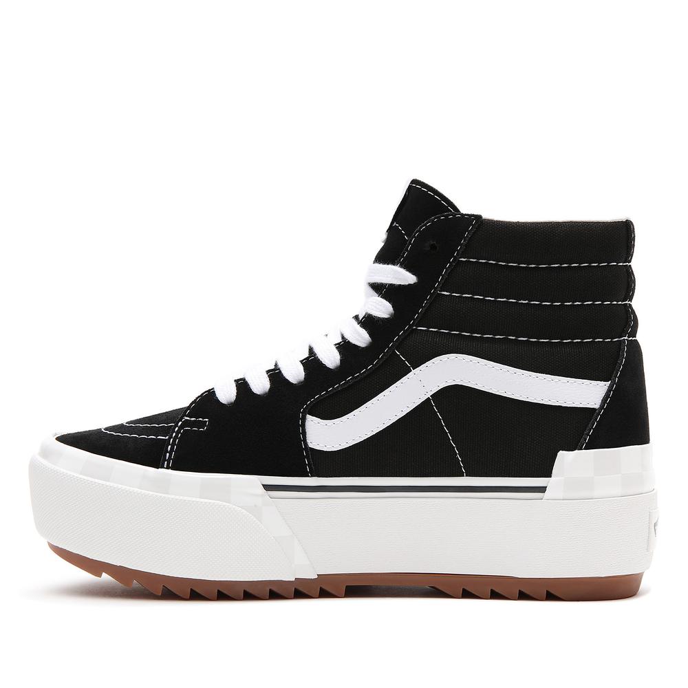 Topánky Vans Sk8-Hi Stacked VN0A4BTW5ZN1 - čierne