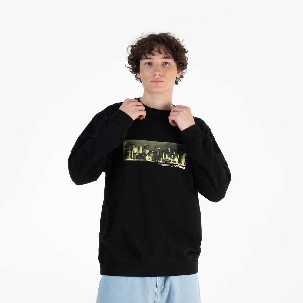 Blúza Vans Epitome Crew VN000HP3BLK - čierna