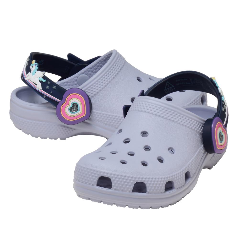 Klapky Crocs Imagination Lights Backstrap Clog 211892-5BO - modré