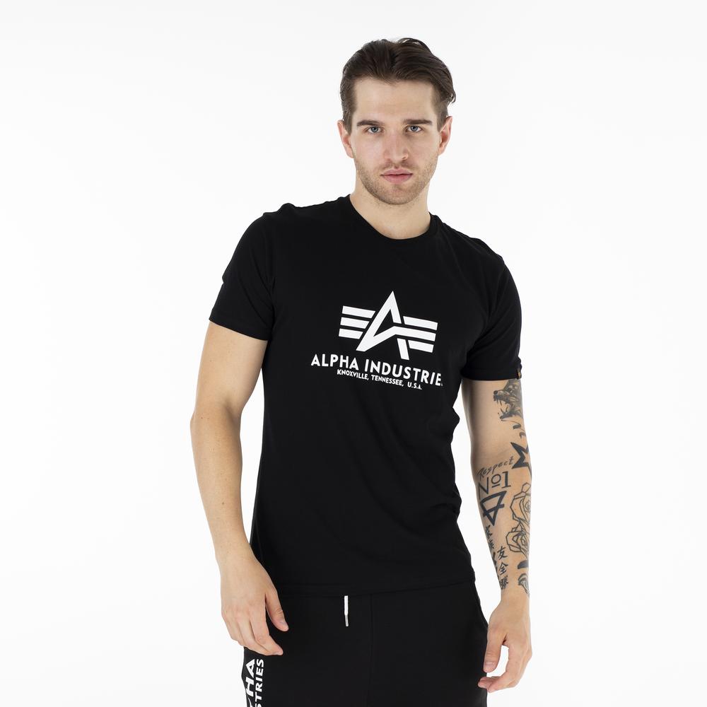 Tričko Alpha Industries Basic T-shirt  10050103 - čierne