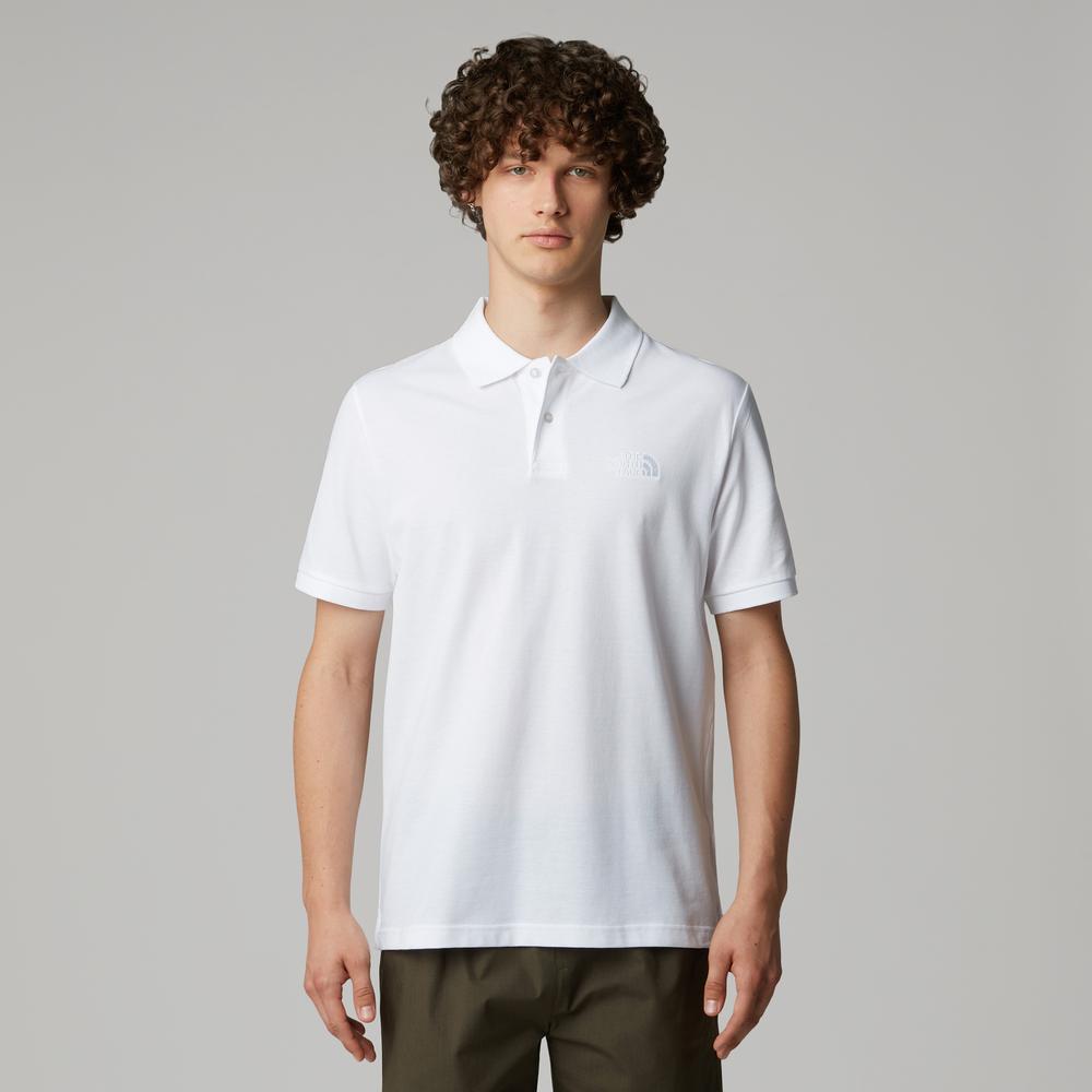 Tričko The North Face Essential Regular Polo 0A8C1PFN41 - biele