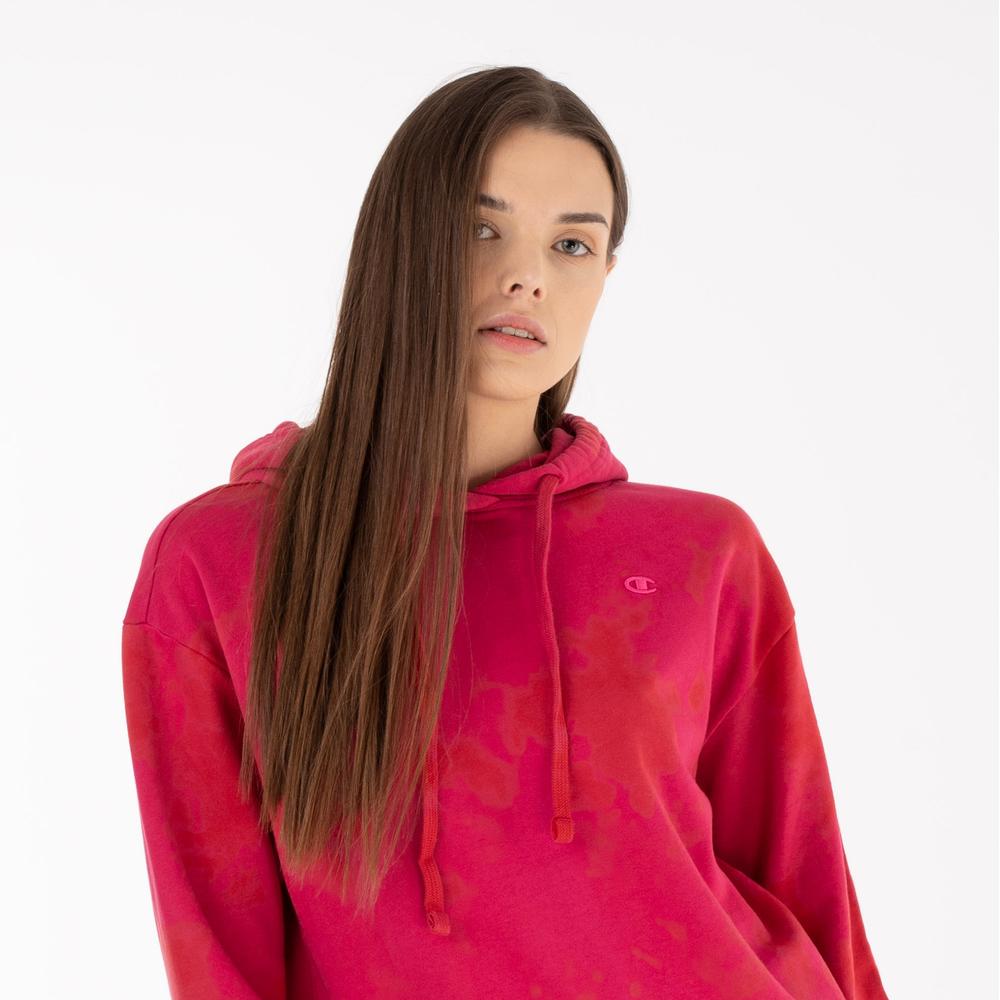 Blúza Champion Hooded Sweatshirt 116071-PS025 - červené