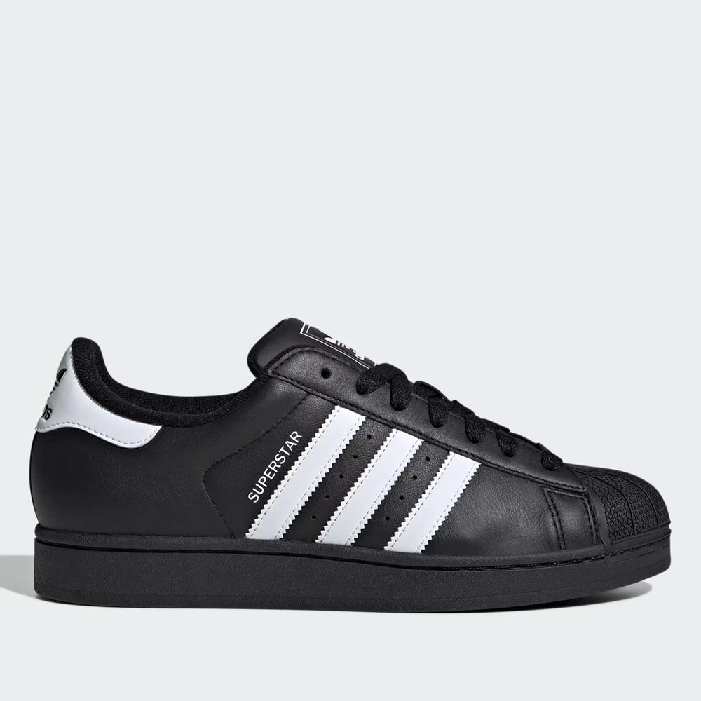 Unisex topánky adidas Originals Superstar II JI0079 - čierne
