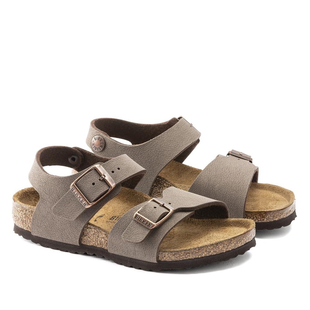 Detské sandále Birkenstock New York 87783 - hnedé