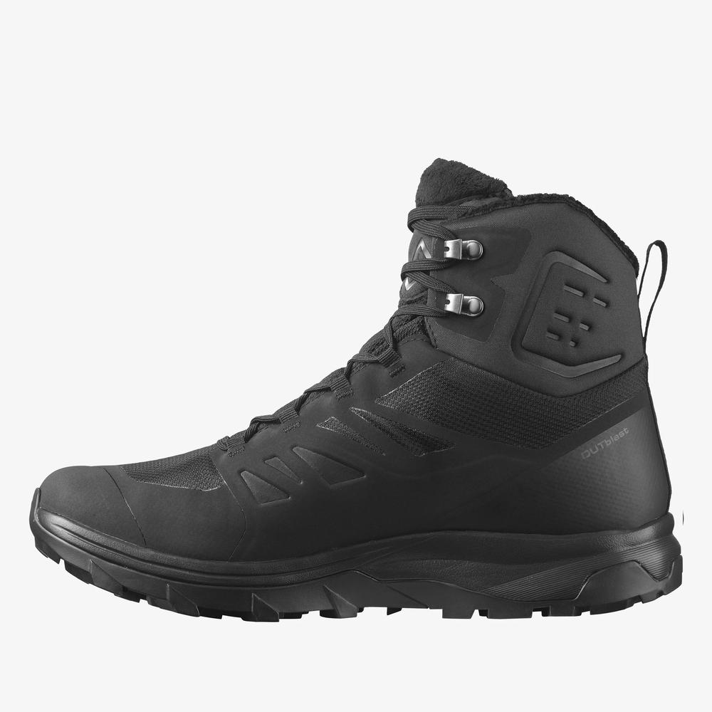 Topánky Salomon Outblast Thinsulate Climasalomon Waterproof L40922300 - čierne