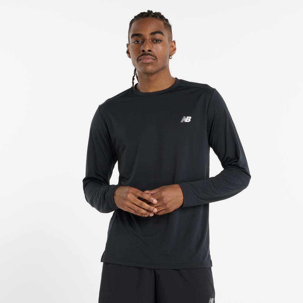 Pánske tričko New Balance MT51802BK - čierne