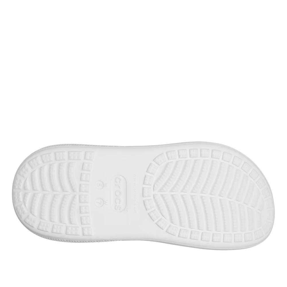 Klapky Crocs Classic Crush Clog 207521-100 - biele