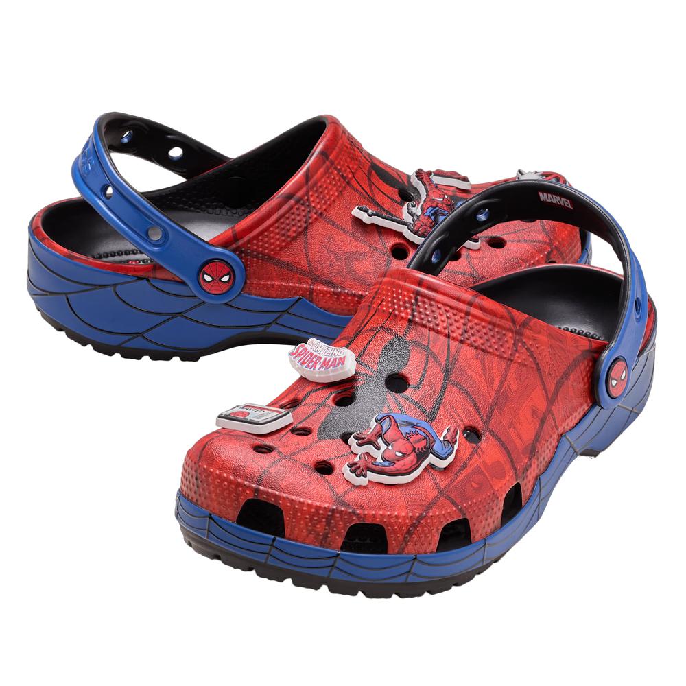 Klapky Crocs Spider-Man Classic Clog 211409-90H - červené