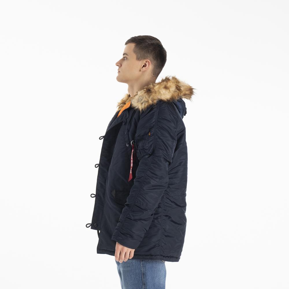 Bunda Alpha Industries Parka N3B VF 59 10314107 - tmavomodré