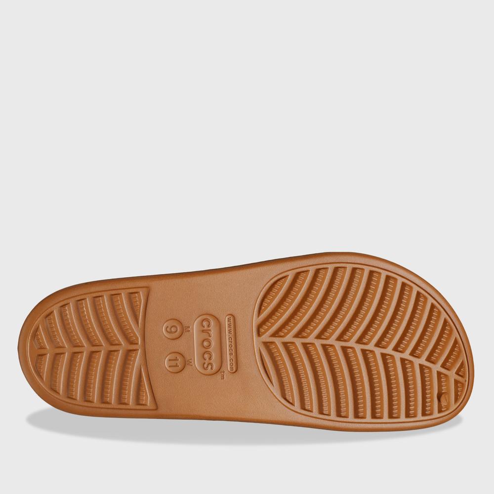 Klapky Crocs Dylan Clog 209366-21N - hnedé