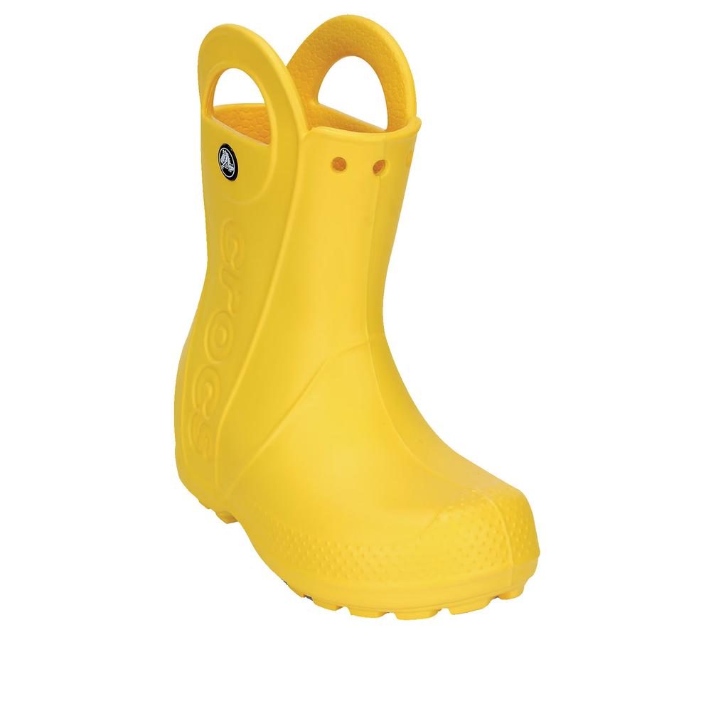 Kalosze Crocs Handle It Rain Boot Kids 12803-730 - žltá