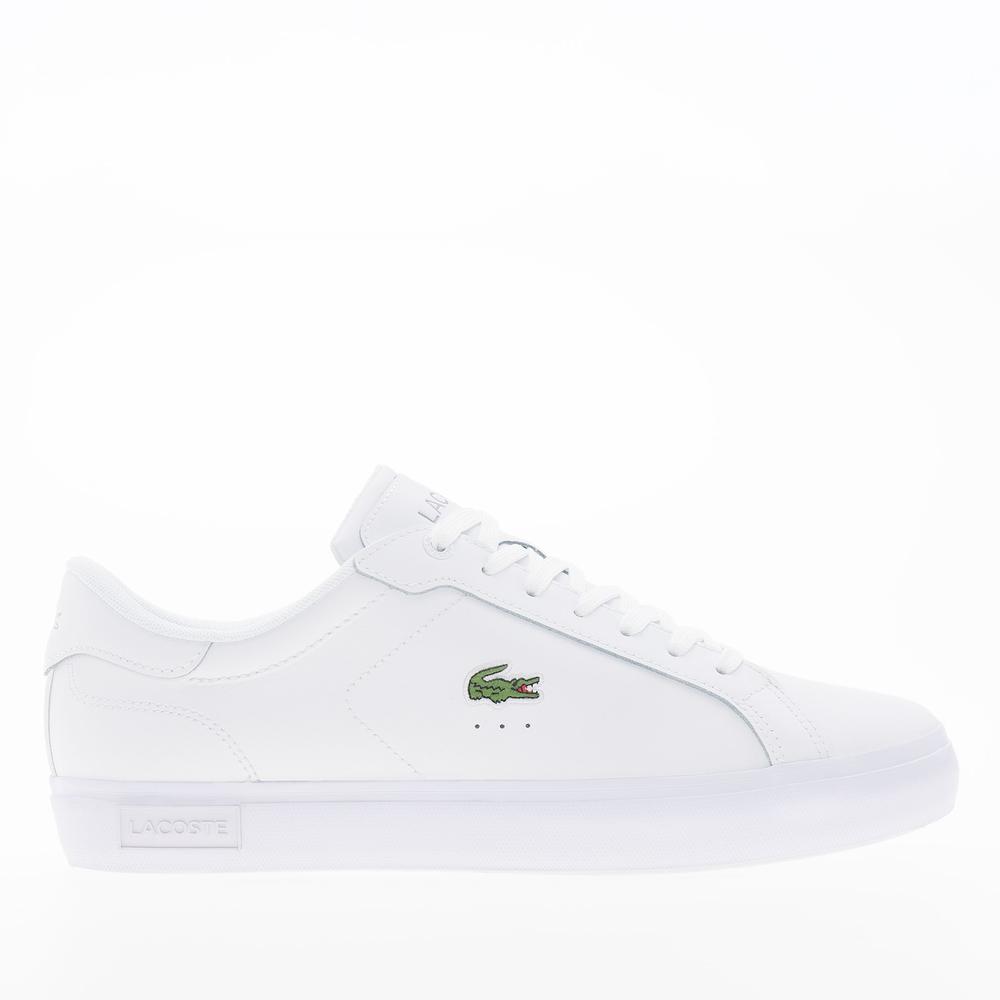 Topánky Lacoste Powercourt  125 2 SMA 749SMA0081-21G - biele