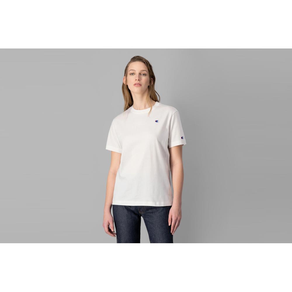 Tričko Champion Classic 1952 Crew Neck 115109-WW001 - biele