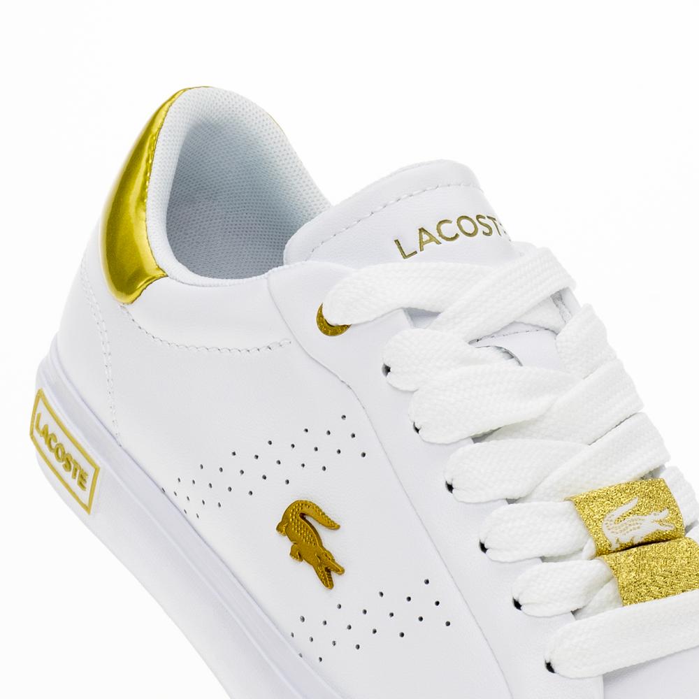 Topánky Lacoste Powercourt 2.0 745SFA0034-216 - biele
