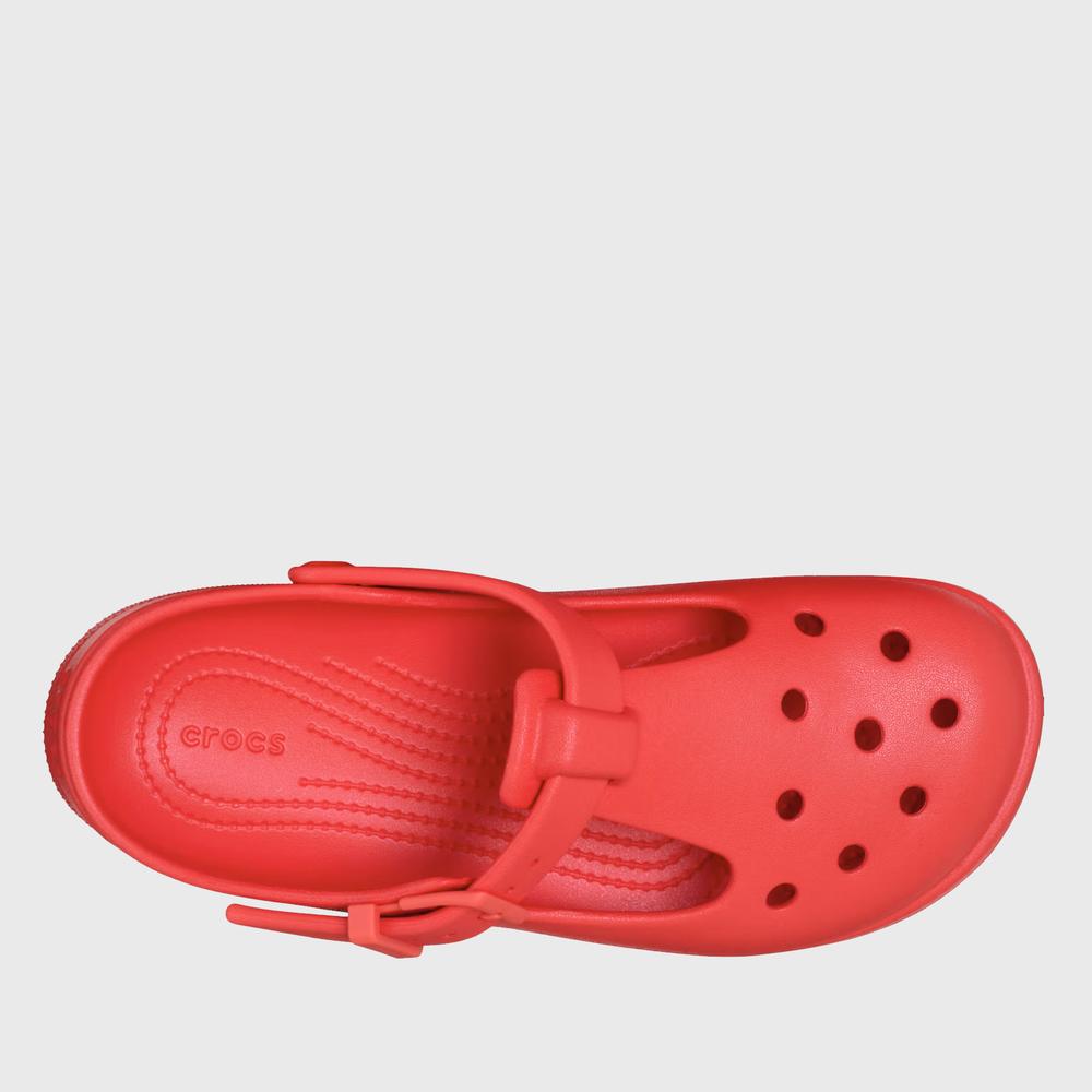 Klapky Crocs Classic Mary Jane 210581-6ZR - červené