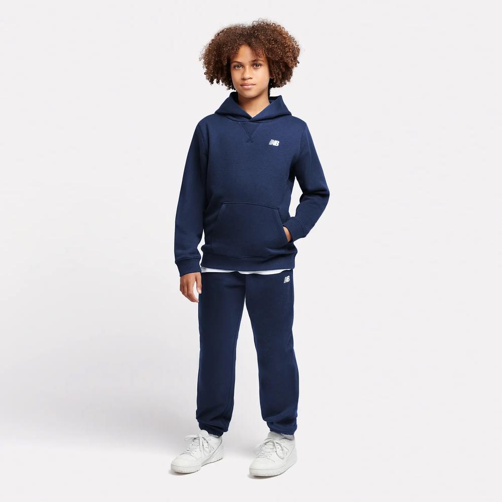 Detské nohavice New Balance LAKB0060NNY - tmavomodré