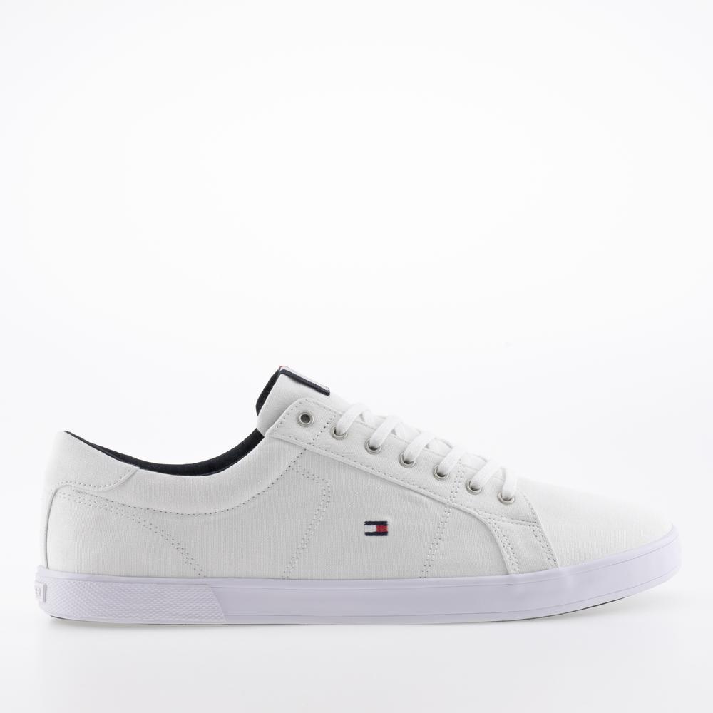 Topánky Tommy Hilfiger Iconic Long Lace FM0FM01536-0K4 - biele