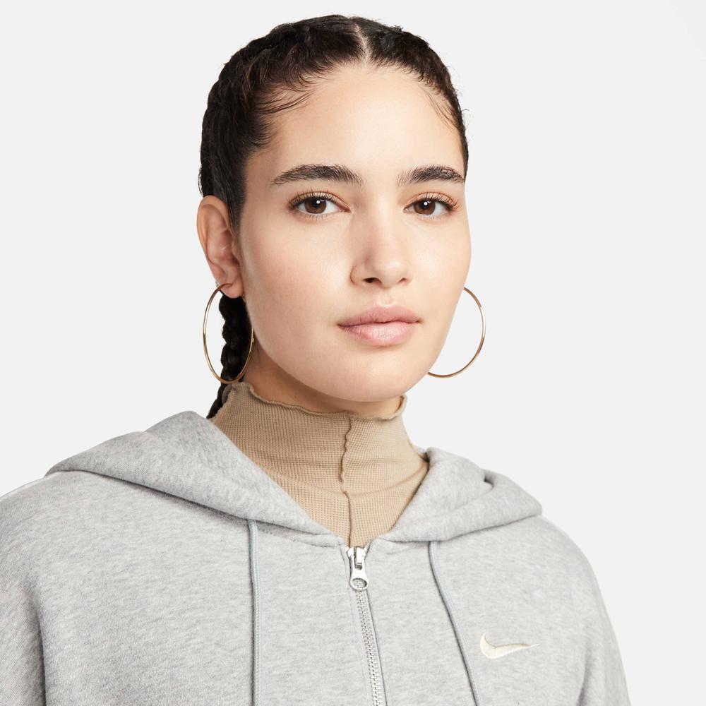 Dámská blúza Nike Sportswear Phoenix Fleece DQ5758-063 - šedý