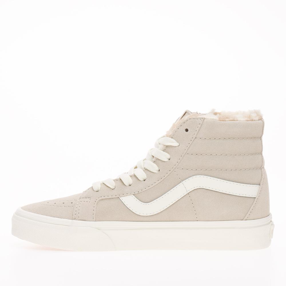 Topánky Vans Sk8-Hi Reissue Side Zip VN0007NZBLL1 - béžové
