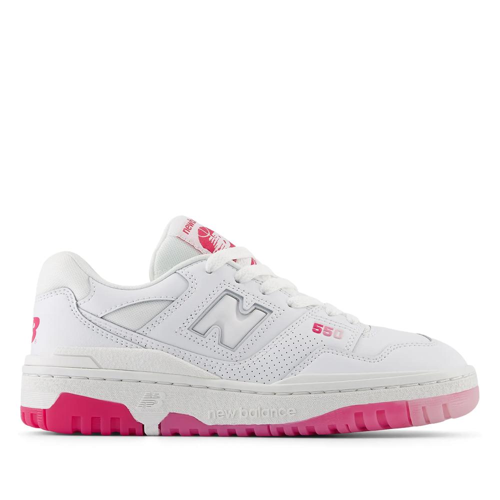 Detské topánky New Balance GSB550KP - biele