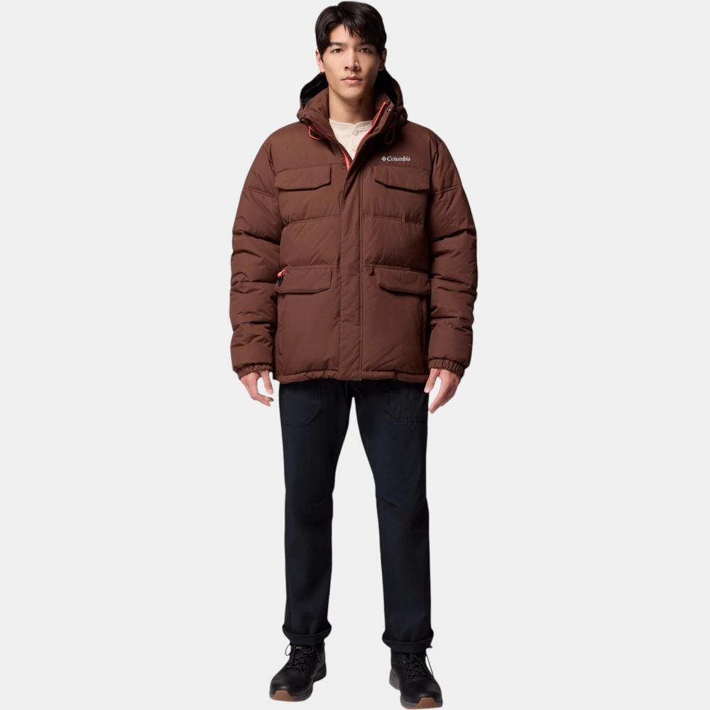 Mužský bunda Columbia Landroamer Hooded Puffer 2088081256 - hnedé