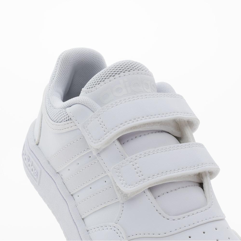 Topánky detské adidas Hoops GW0436 - biele