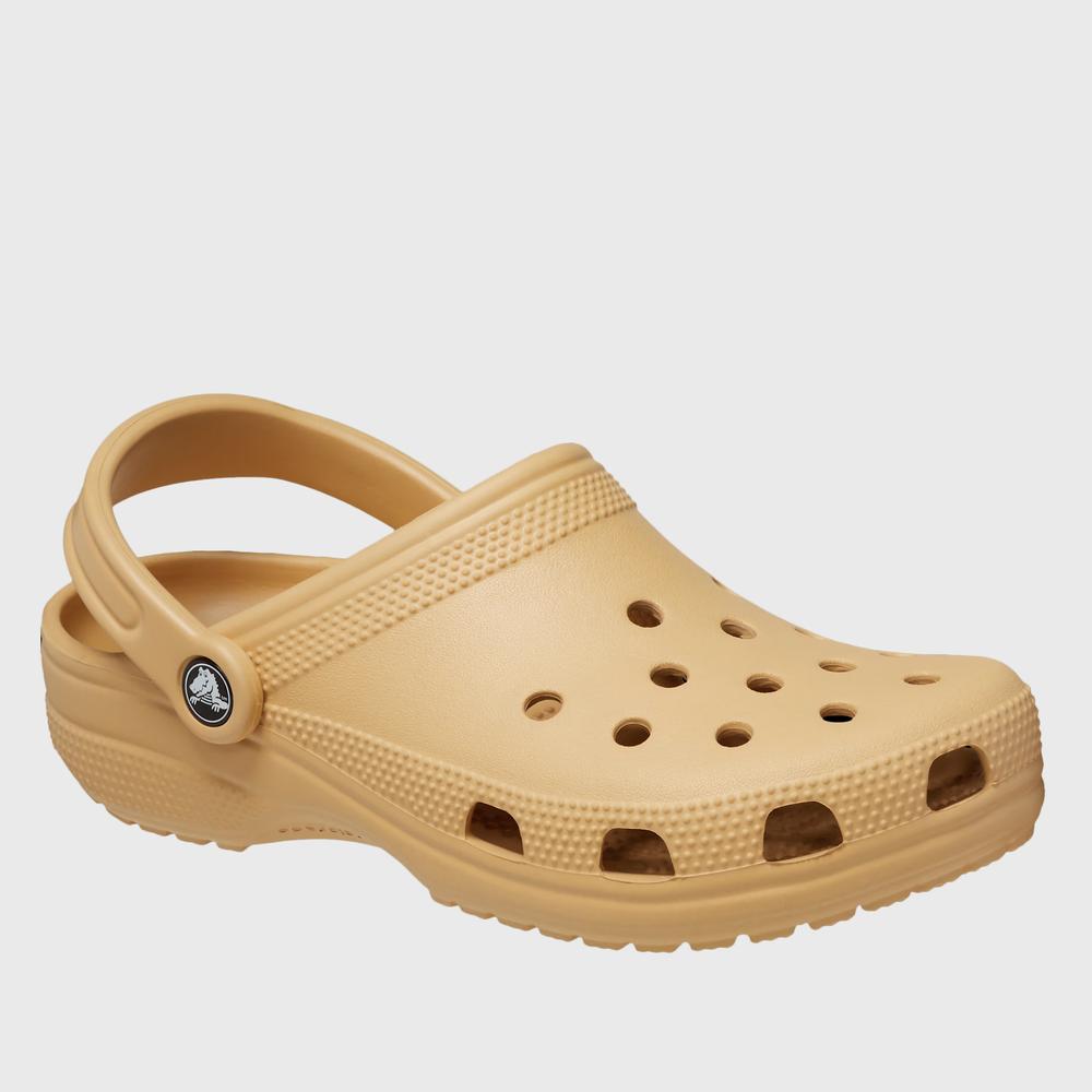 Klapky Crocs Classic Clog 10001-209 - hnědé