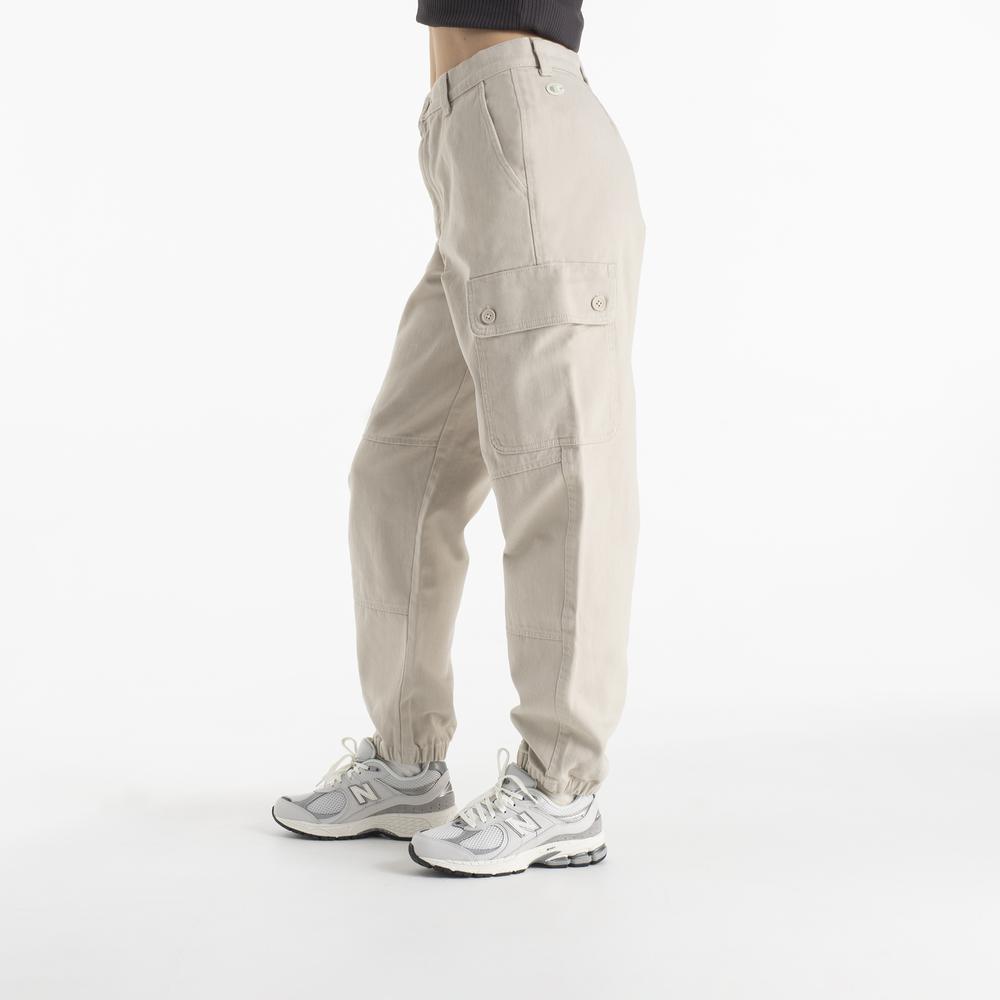 Nohavice Champion Organic Cotton Cargo Trousers 117448-ES057 - biele