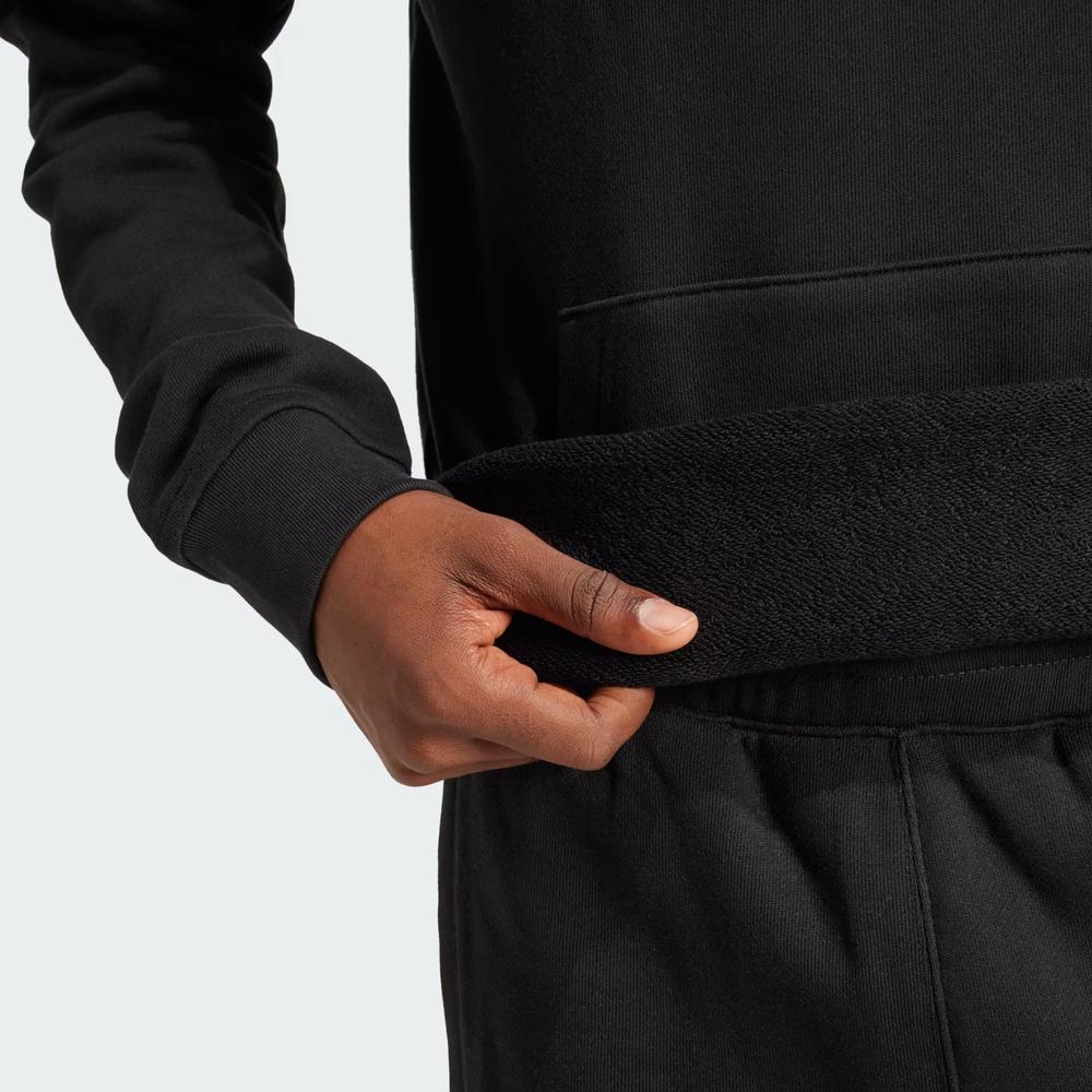 Mužský blúza adidas Originals Trefoil Essentials Hoodie French Terry JD2404 - čierne