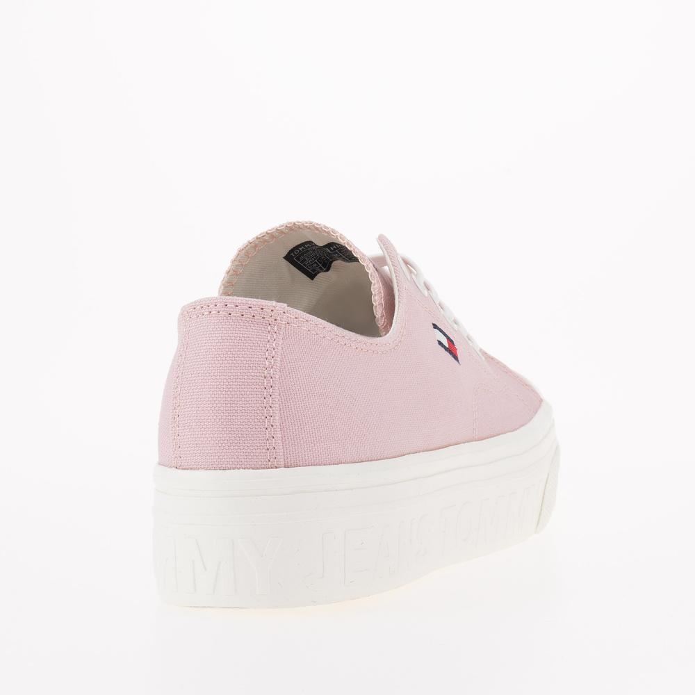 Topánky Tommy Jeans Lace-Up Flatform EN0EN02173-TH2 - ružové