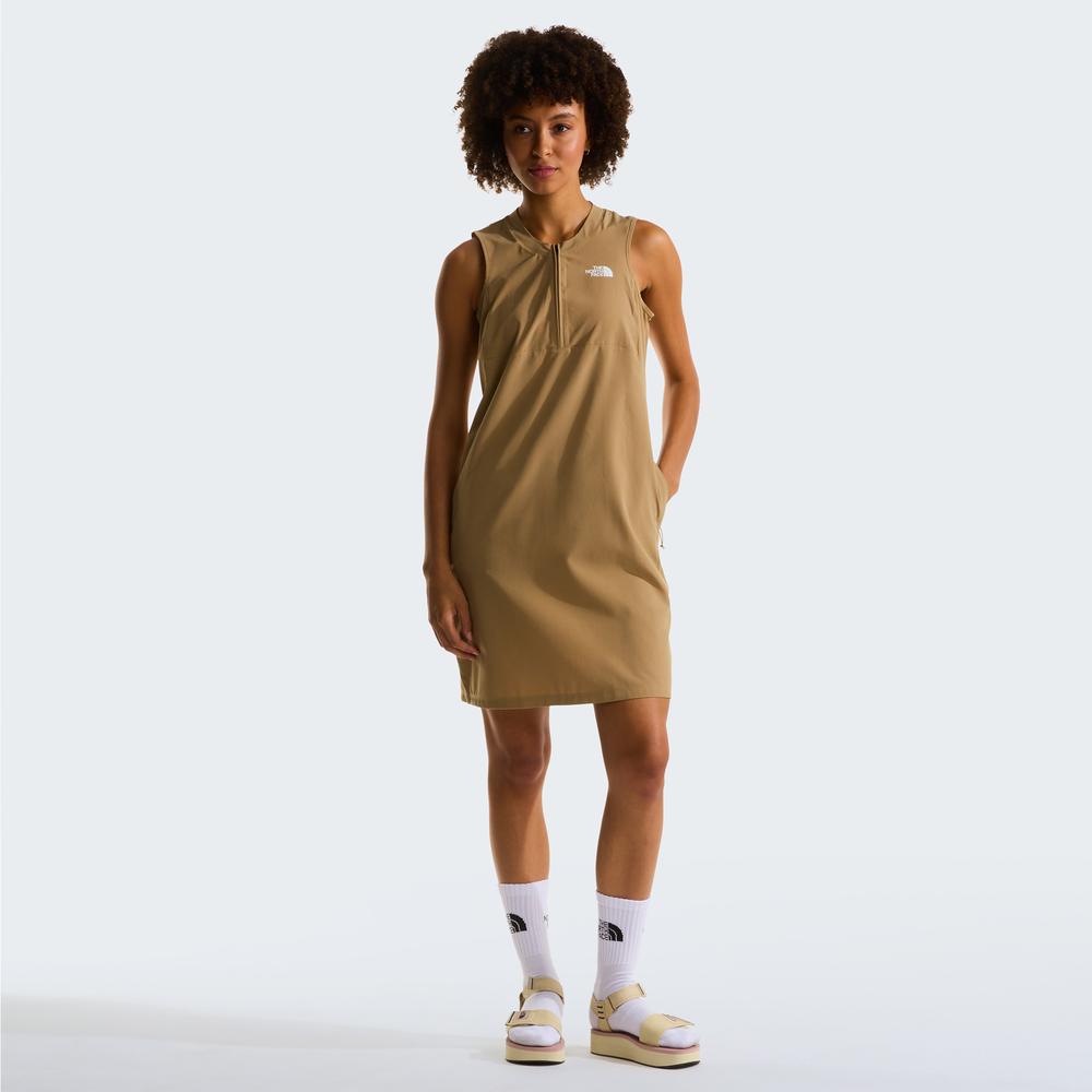 Šaty dámske The North Face Packable 0A883XAQV1 - béžové