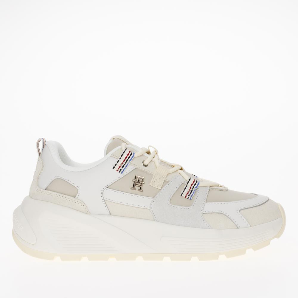 Topánky Tommy Hilfiger Chunky Runner FW0FW07674-AEF - béžové