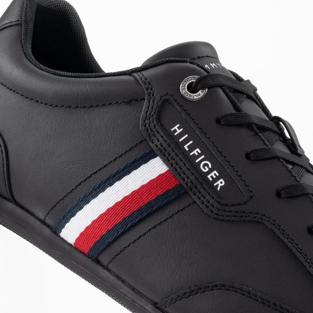 Topánky Tommy Hilfiger Classic LO Cupsole Leather FM0FM04277-BDS - čierne