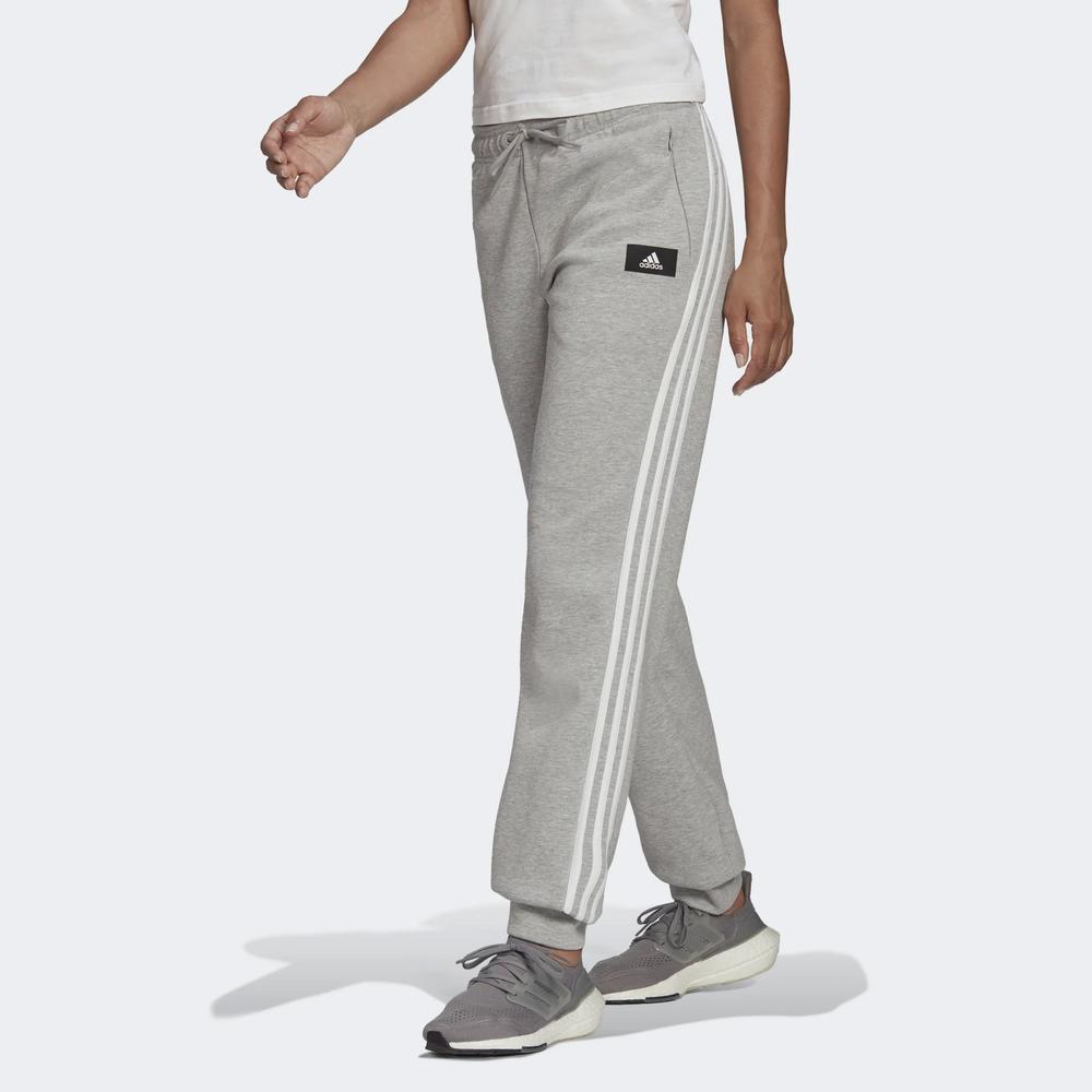 Nohavice adidas Sportswear Future Icons 3-Stripes Regular Fit H57312 - šedý