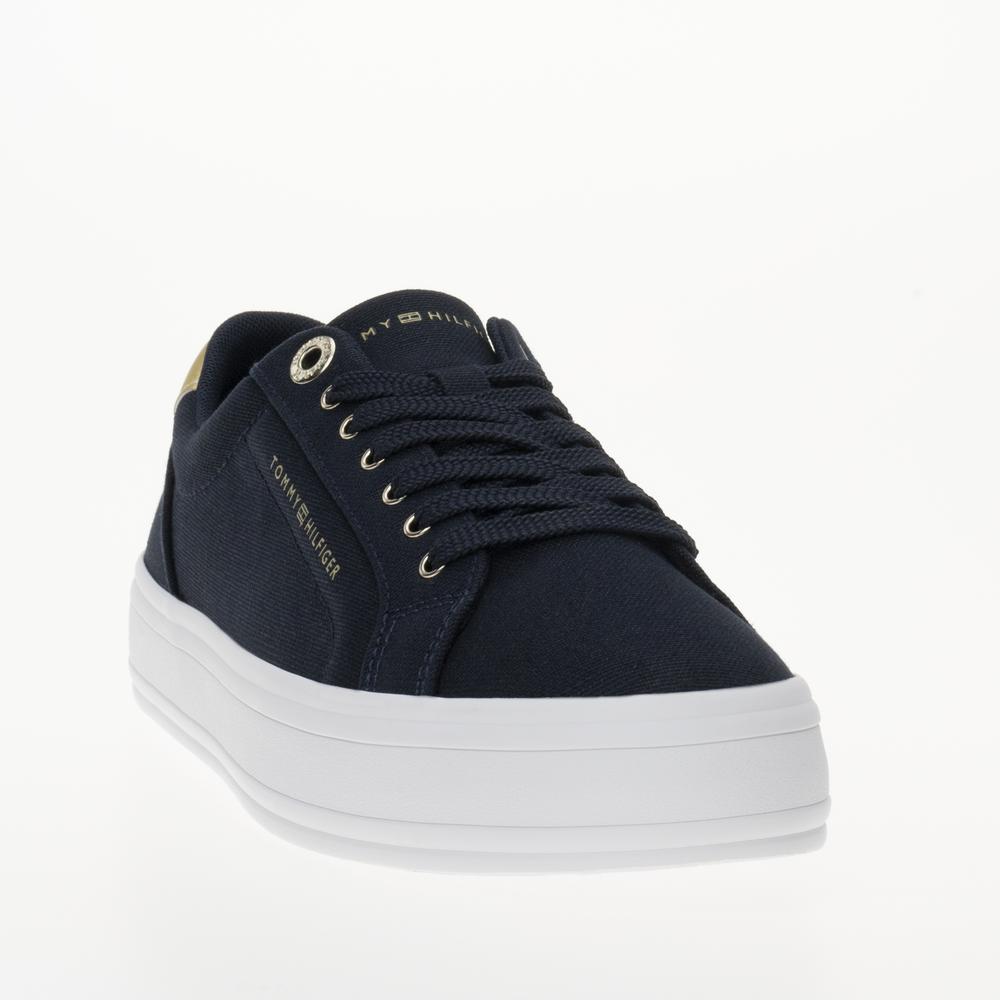 Topánky Tommy Hilfiger Essential Vulc Canvas FW0FW07682-DW6 - tmavomodré