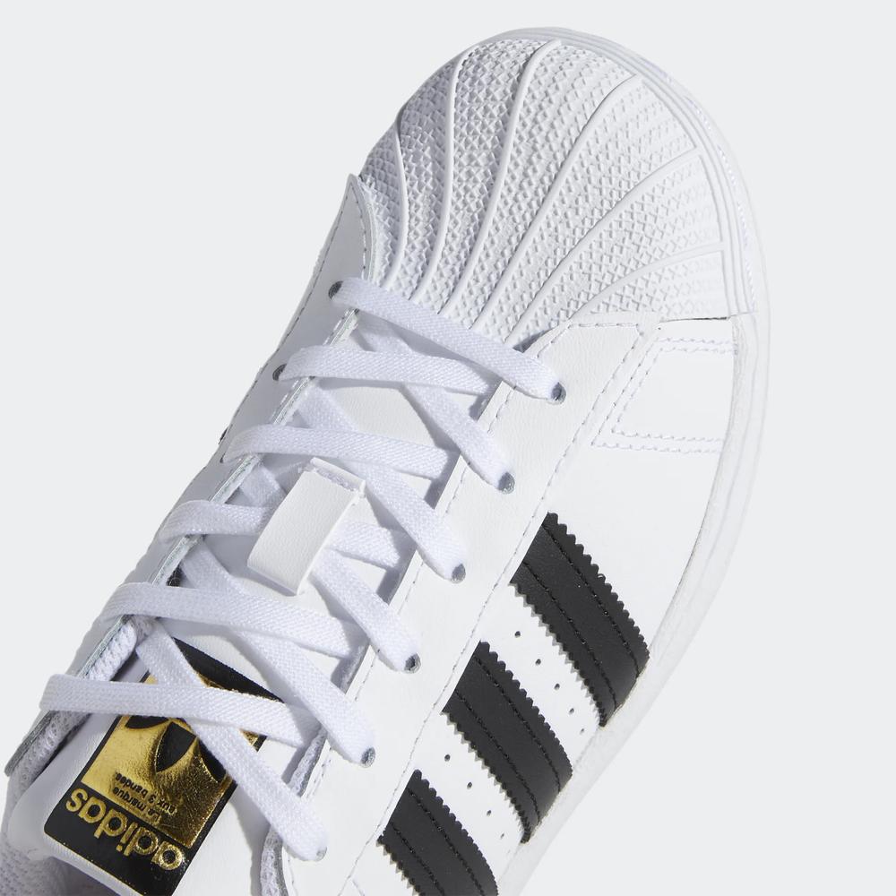 Topánky adidas Superstar FU7714 - biele