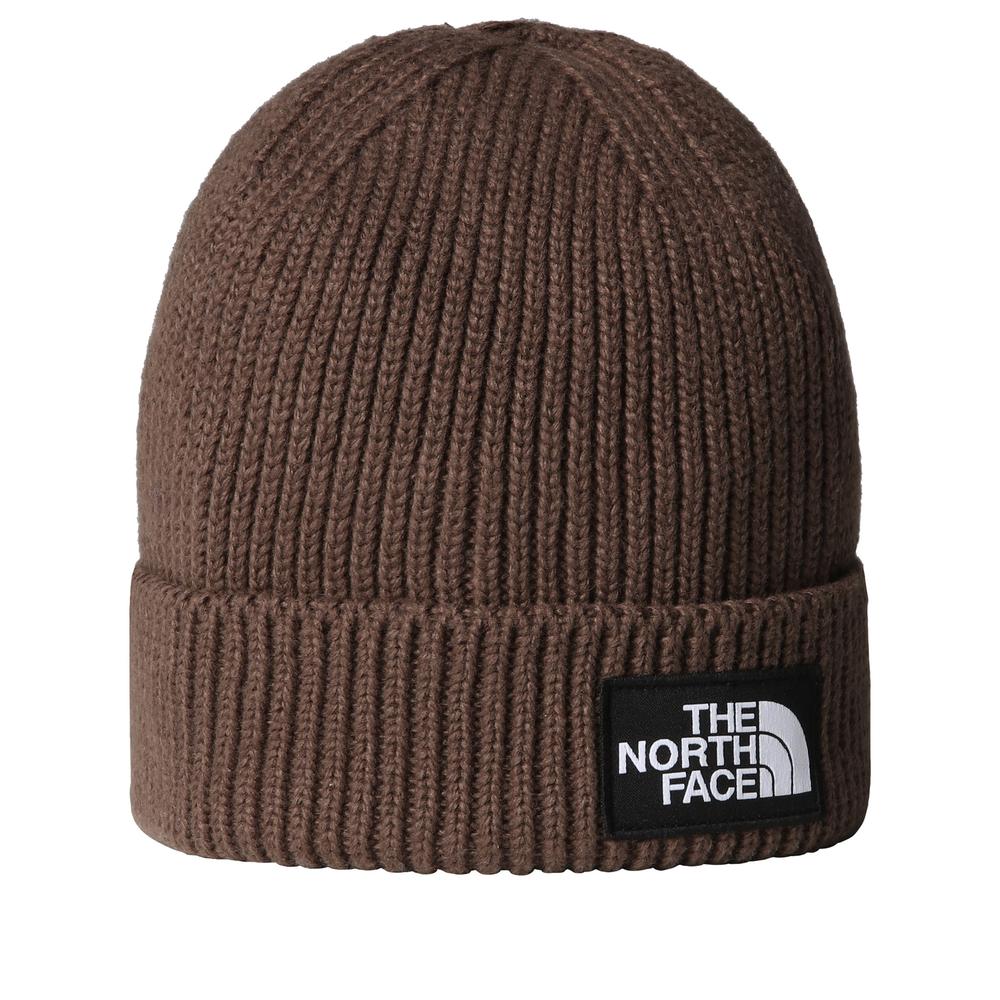 Zimná čiapka unisex The North Face Logo Box Beanie 0A8CHE1OI1 - hnedé