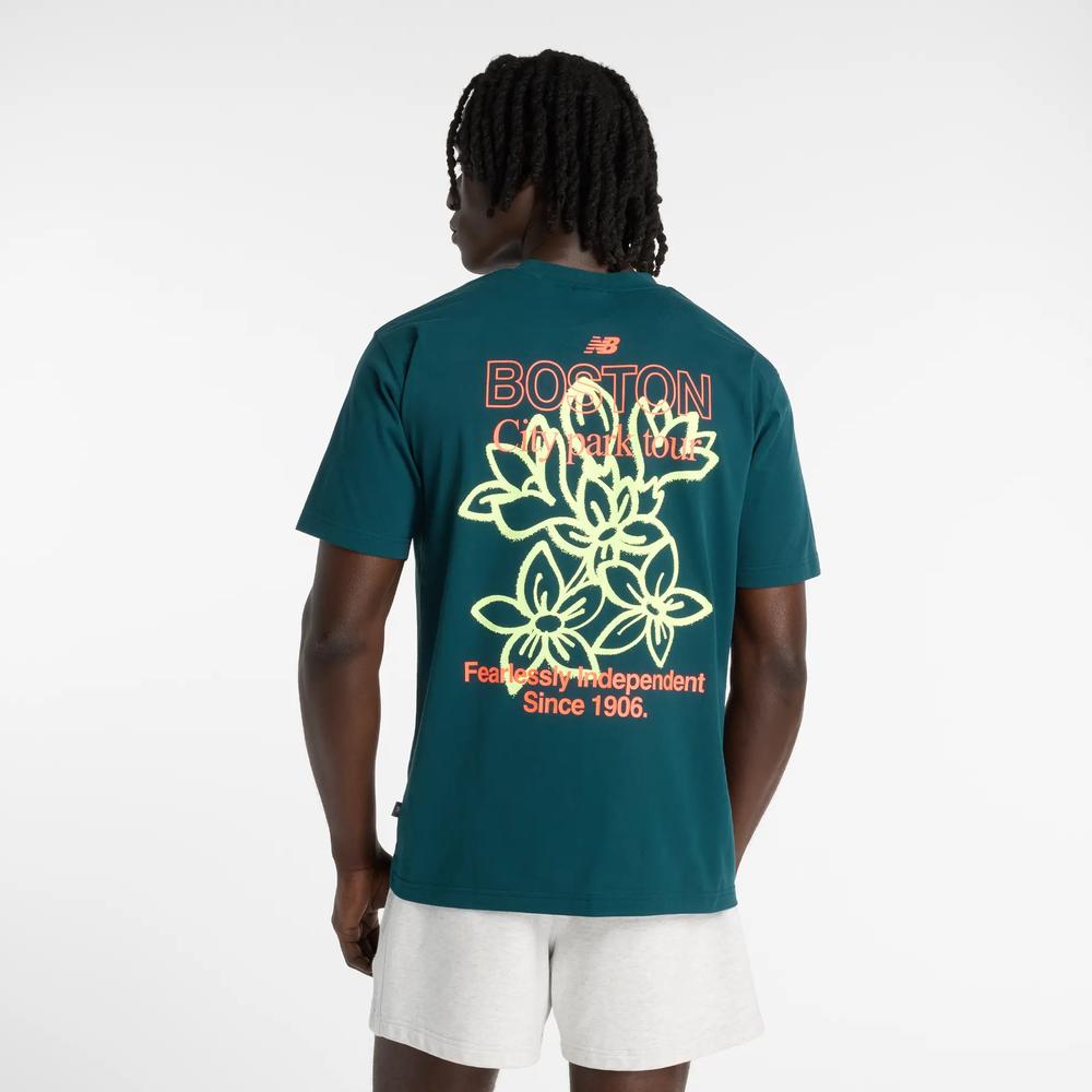 Pánske tričko New Balance MT61T0QMAAV - zelené