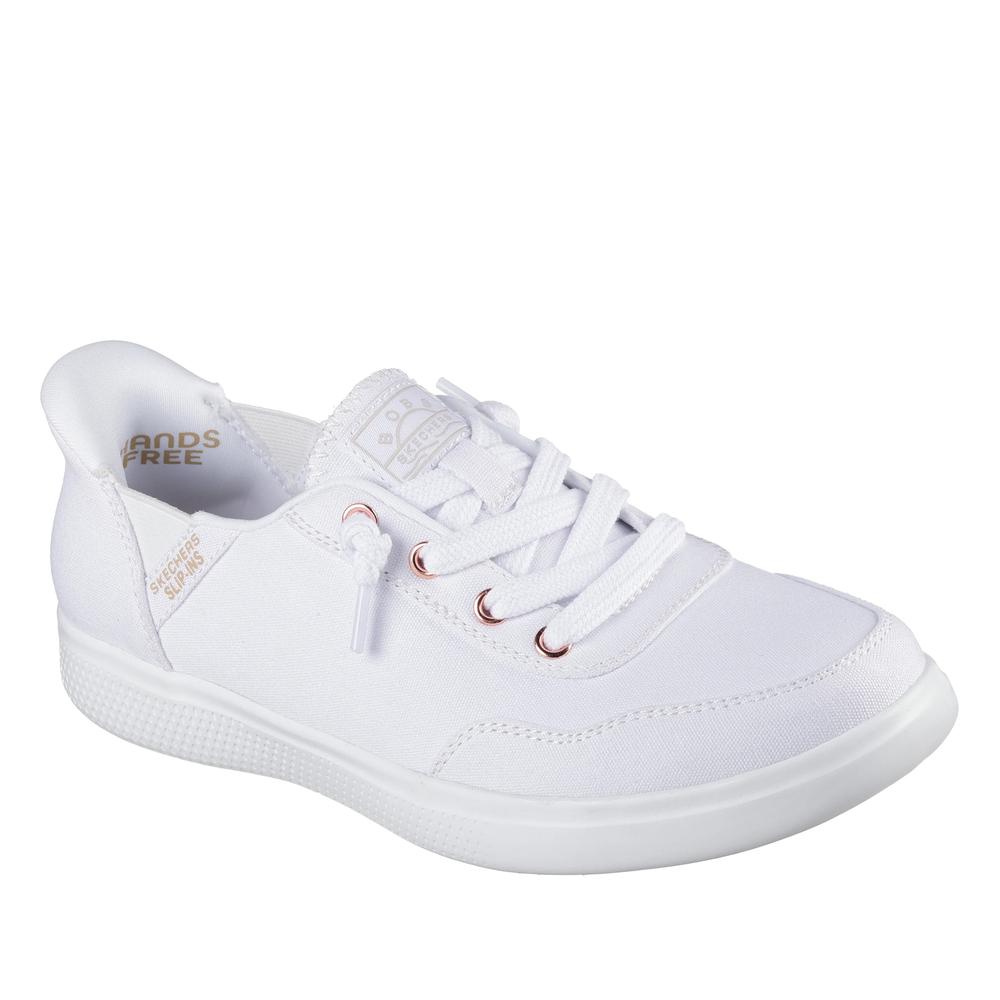 Topánky Skechers Slip-ins Bobs Skip Cute B Cute Sweet 114815WHT - biele