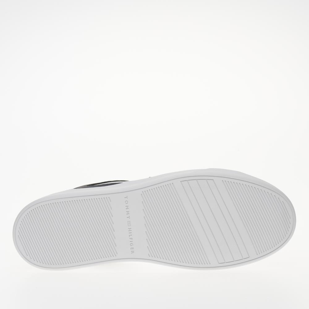 Topánky Tommy Hilfiger Platform Court FW0FW07910-0K5 - biele