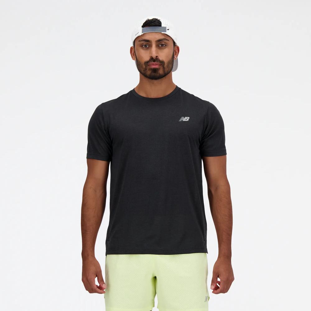Pánske tričko New Balance MT41253BK - čierne