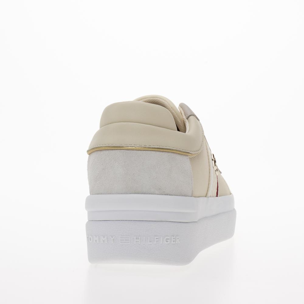 Topánky Tommy Hilfiger Corp Webbing Court Sneaker FW0FW07387-AA8 - béžové