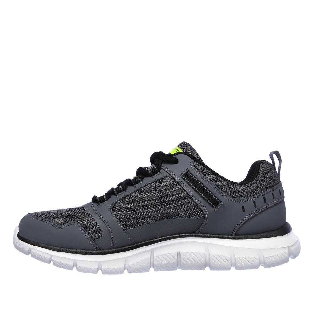 Unisex topánky Skechers Track Knockhill 232001CCBK - šedý
