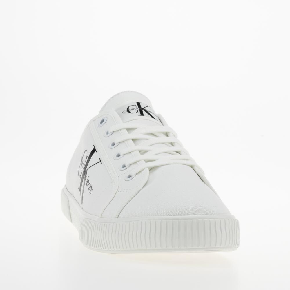 Topánky Calvin Klein Jeans Essential Vulcanized 1 YM0YM00306-YBR - biele