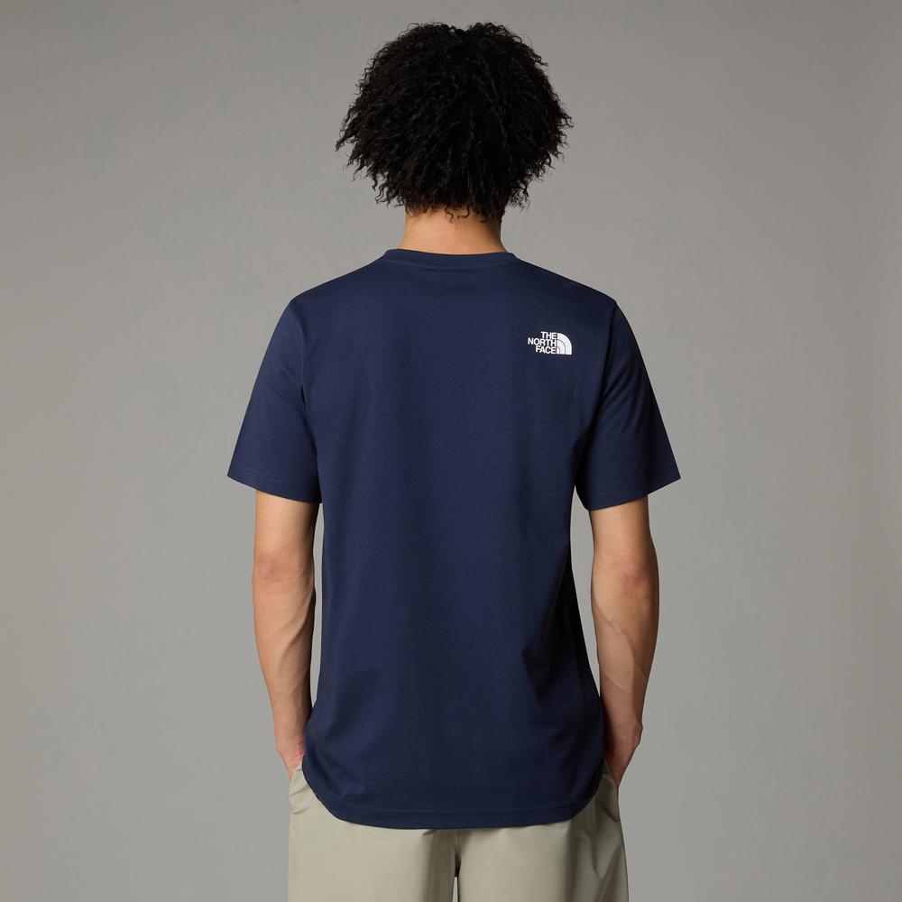 Mužský Tričko The North Face Easy 0A8A6C8K21 - tmavomodré