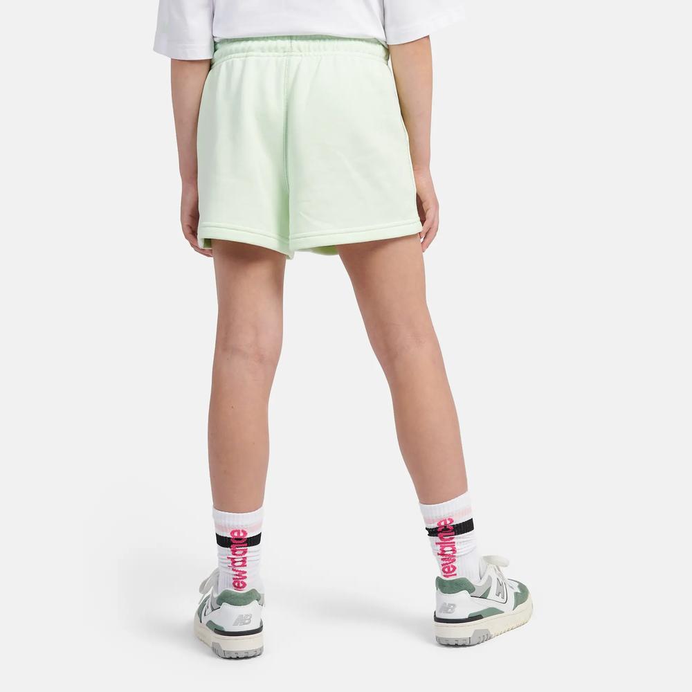Detské Šortky New Balance LAKG0006MEW - mätové