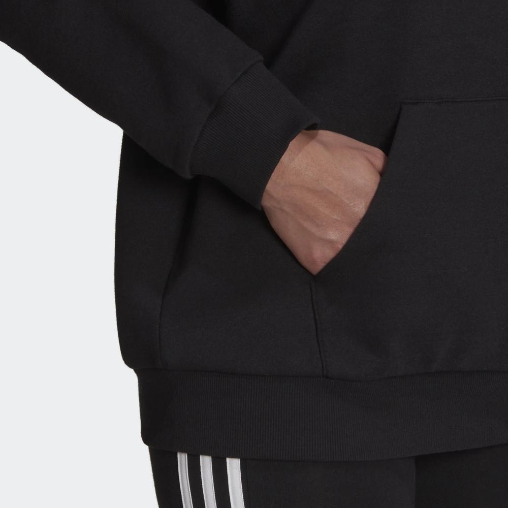 Blúza adidas Essentials Logo Boyfriend Fleece Hoodie HD1756 - čierne