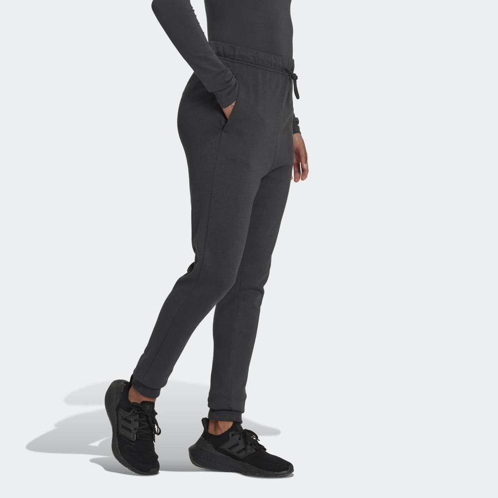 Nohavice adidas Studio Lounge High Waist HH8514 - čierne